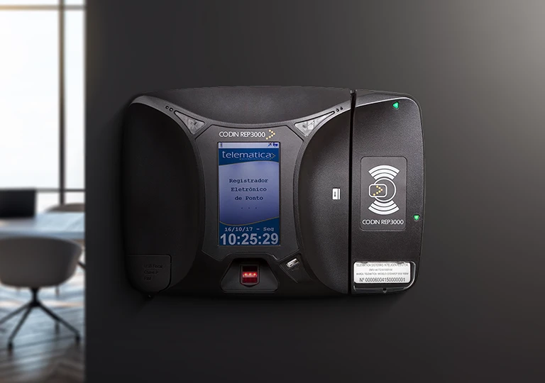 Relógio de ponto e terminal de controle de jornada